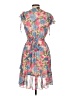 Laundry by Shelli Segal 100% Polyester Floral Pink Cocktail Dress Size 12 - photo 2