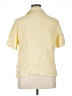 Talbots 100% Linen Yellow Short Sleeve Button-Down Shirt Size 14 - photo 2