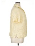 Talbots 100% Linen Yellow Short Sleeve Button-Down Shirt Size 14 - photo 4