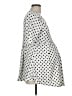 La Clef Polka Dots White Casual Dress Size L - photo 4