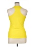 Asics Solid Yellow Sleeveless T-Shirt Size XL - photo 2