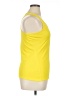 Asics Solid Yellow Sleeveless T-Shirt Size XL - photo 4
