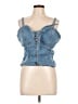 Assorted Brands Blue Sleeveless Top Size L - photo 1