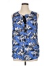Pleione 100% Polyester Blue Sleeveless Blouse Size XL - photo 1