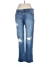 Kut from the Kloth Hearts Blue Jeans Size 14 - photo 1