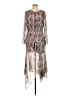 Veronica Beard 100% Polyester Paisley Silver Casual Dress Size 10 - photo 1