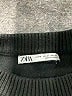 Zara Solid Black Pullover Sweater Size M - photo 7
