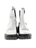 Aqua 100% Leather White Ankle Boots Size 6 - photo 2