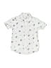 Carter's Print White Short Sleeve Button-Down Shirt Size 3T - photo 1