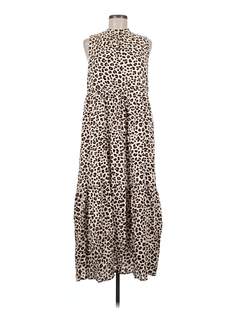 Pre-owned Gibson Look Casual Dress In Brown