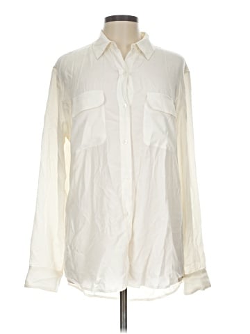 Equipment Long Sleeve Button-Down Shirt (view 1)
