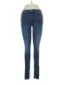 Express Solid Blue Jeans Size 8 - photo 1