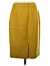 J.Crew 100% Polyester Solid Yellow Formal Skirt Size 4 - photo 2