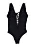 Guess Solid Black One Piece Swimsuit Size M - photo 1