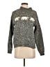 Ann Taylor LOFT Animal Print Gray Pullover Sweater Size XS - photo 1