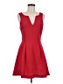 BCBGeneration 100% Polyester Solid Red Cocktail Dress Size 6 - photo 1