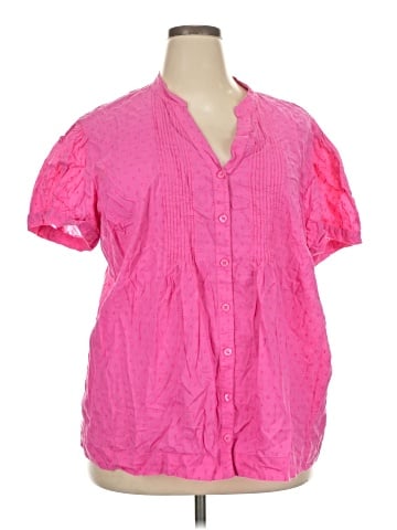 Liz & Me Short Sleeve Blouse (view 1)