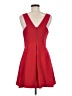 BCBGeneration 100% Polyester Solid Red Cocktail Dress Size 6 - photo 2