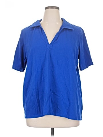 Jessica London Short Sleeve Blouse (view 1)