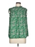 Max Studio 100% Polyester Green Sleeveless Blouse Size L - photo 1