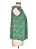 Max Studio 100% Polyester Green Sleeveless Blouse Size L - photo 4