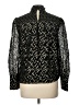 Milly Black Long Sleeve Blouse Size L - photo 2