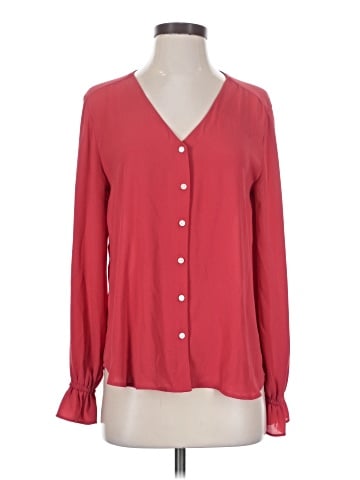 Ann Taylor LOFT Long Sleeve Blouse (view 1)