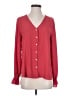 Ann Taylor LOFT 100% Polyester Red Long Sleeve Blouse Size S - photo 1