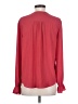 Ann Taylor LOFT 100% Polyester Red Long Sleeve Blouse Size S - photo 2