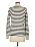 Ann Taylor LOFT Stripes Gray Pullover Sweater Size S - photo 2