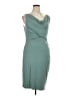 Anne Klein Teal Cocktail Dress Size 16 - photo 1