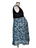 Seraphine Animal Print Blue Casual Dress Size 10 Maternity - photo 4