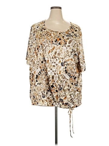 Salon Studio by Haband Short Sleeve Blouse (view 1)