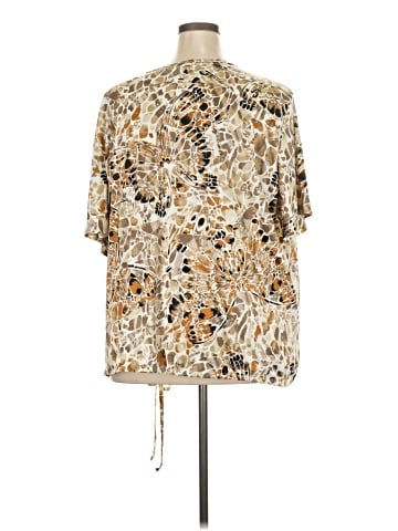 Salon Studio by Haband Short Sleeve Blouse (view 2)