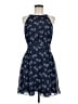 Maison Jules 100% Polyester Stars Blue Casual Dress Size M - photo 1