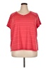 Xersion 100% Polyester Red Short Sleeve Top Size 2X - photo 1