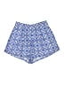 Blue Rain 100% Polyester Paisley Blue Shorts Size M - photo 1