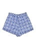 Blue Rain 100% Polyester Paisley Blue Shorts Size M - photo 2