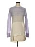 Rebecca Taylor Color Block Purple Pullover Sweater Size S - photo 1