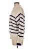 MNG Stripes Ivory Pullover Sweater Size M - photo 5