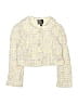 Pink & Violet Tweed Yellow Cardigan Size 5 - photo 1