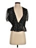 ALLSAINTS 100% Polyester Black Short Sleeve Blouse Size 0 - photo 1