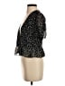 ALLSAINTS 100% Polyester Black Short Sleeve Blouse Size 0 - photo 5