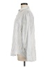 Grayson 100% Cotton Stripes Silver Long Sleeve Button-Down Shirt Size Med (3) - photo 5
