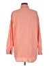 Soft Surroundings Solid Orange Long Sleeve Button-Down Shirt Size M - photo 2