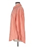 Soft Surroundings Solid Orange Long Sleeve Button-Down Shirt Size M - photo 5