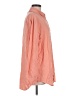 Soft Surroundings Solid Orange Long Sleeve Button-Down Shirt Size M - photo 4