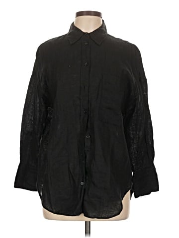 Zara Long Sleeve Button-Down Shirt (view 1)