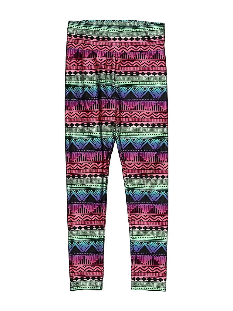 Pre-owned Justice Kids' Leggings In Pink