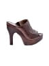 FRYE 100% Leather Brown Mule/Clog Size 7 - photo 1